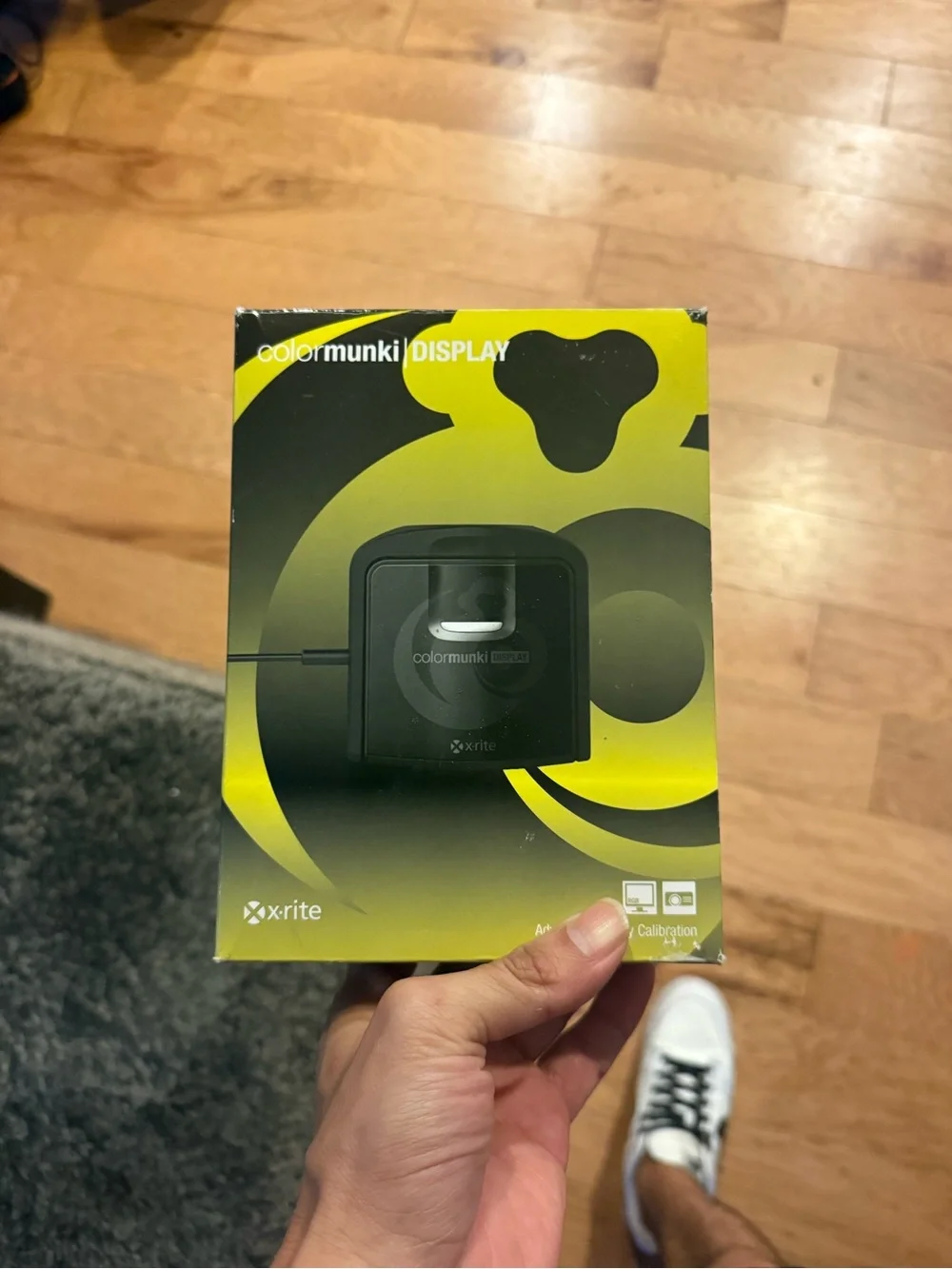 X-Rite ColorMunki Display Colorimeter - Black/Yellow Box photography photo edit